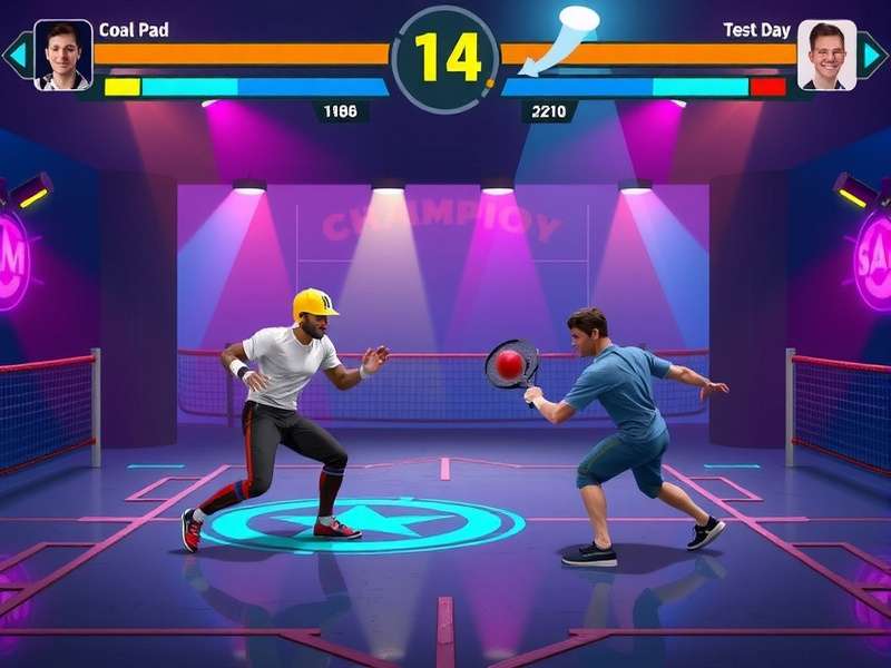 Indian Slam Champion gameplay showing two players competing in a street-style arena